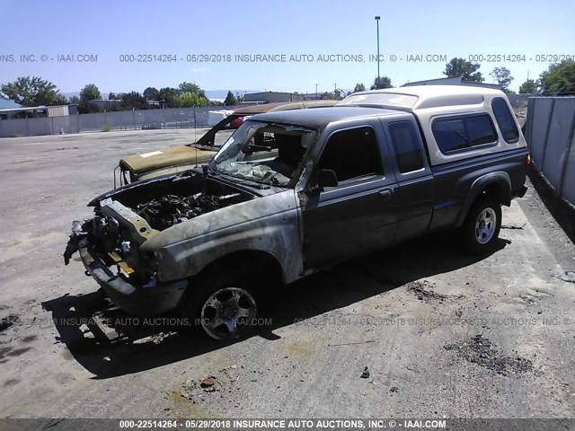 4F4ZR47E95PM03471 - 2005 MAZDA B4000 CAB PLUS GRAY photo 2