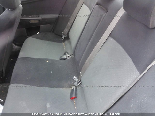 JA3AU86W09U030929 - 2009 MITSUBISHI LANCER GTS GRAY photo 8