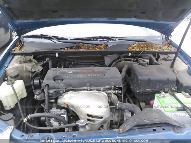 4T1BE32K03U135997 - 2003 TOYOTA CAMRY LE/XLE/SE BLUE photo 10