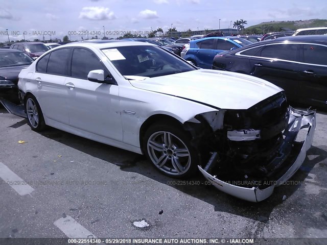 WBAKN9C52ED681362 - 2014 BMW 550 I WHITE photo 1