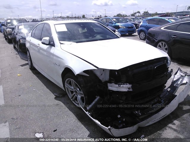 WBAKN9C52ED681362 - 2014 BMW 550 I WHITE photo 6