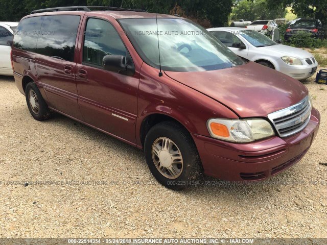 1GNDX13E83D134270 - 2003 CHEVROLET VENTURE LUXURY MAROON photo 1