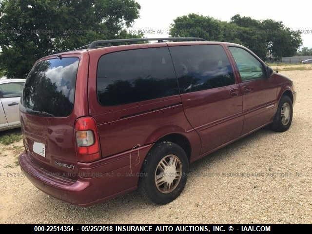 1GNDX13E83D134270 - 2003 CHEVROLET VENTURE LUXURY MAROON photo 4