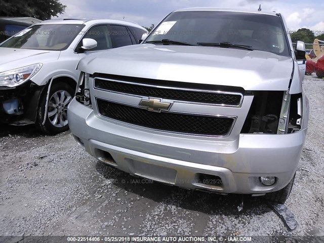 1GNMCBE36AR230962 - 2010 CHEVROLET TAHOE C1500 LT SILVER photo 6