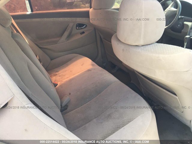 4T1BE46K98U769963 - 2008 TOYOTA CAMRY CE/LE/XLE/SE WHITE photo 8