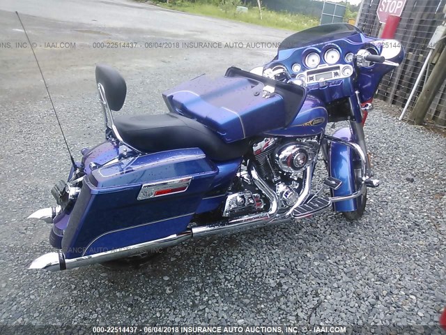 1HD1KB4139Y639449 - 2009 HARLEY-DAVIDSON FLHX BLUE photo 4