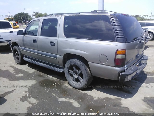 1GNEC16ZX3J108351 - 2003 CHEVROLET SUBURBAN C1500 SILVER photo 3