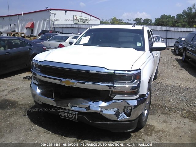 1GCRCREC5GZ214493 - 2016 CHEVROLET SILVERADO C1500 LT WHITE photo 6