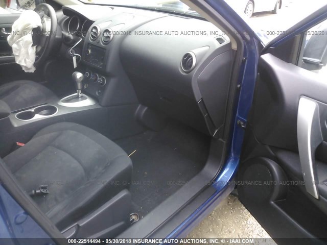 JN8AS58V29W190720 - 2009 NISSAN ROGUE S/SL BLUE photo 5