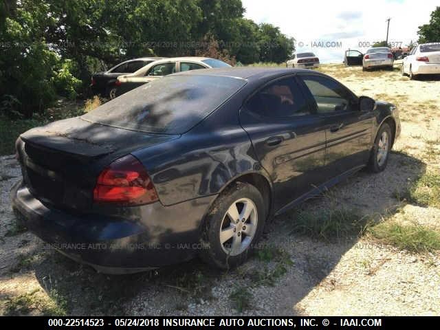 2G2WP552881155896 - 2008 PONTIAC GRAND PRIX BLACK photo 4