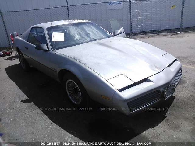 1G2AW87S8DN213588 - 1983 PONTIAC FIREBIRD TRANS AM SILVER photo 1