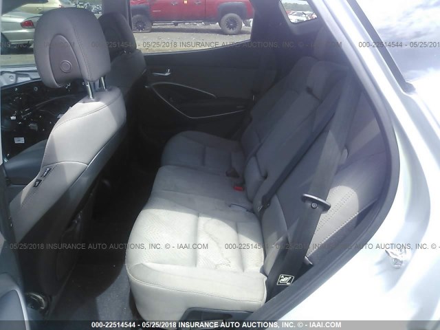 5XYZUDLB4DG073257 - 2013 HYUNDAI SANTA FE SPORT  SILVER photo 8