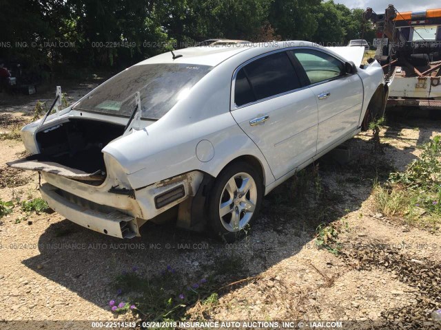 1G1ZG57B19F155750 - 2009 CHEVROLET MALIBU LS WHITE photo 4