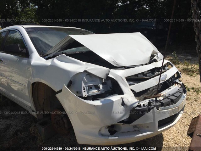 1G1ZG57B19F155750 - 2009 CHEVROLET MALIBU LS WHITE photo 6