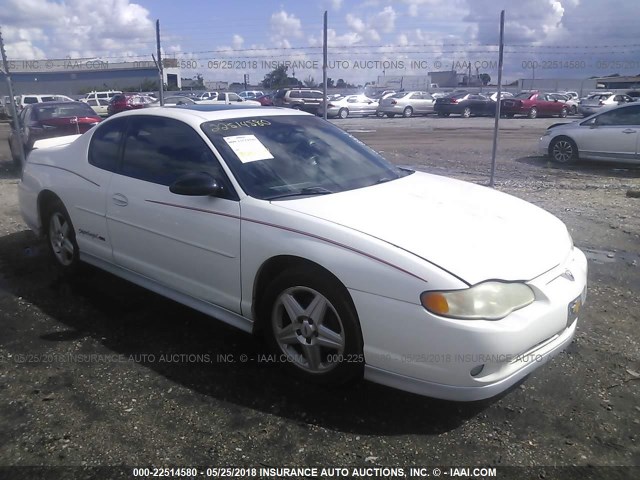 2G1WZ121749110124 - 2004 CHEVROLET MONTE CARLO SS SUPERCHARGED WHITE photo 1