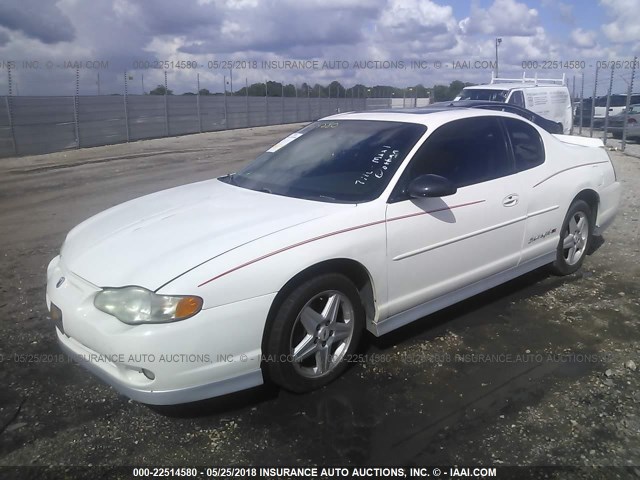 2G1WZ121749110124 - 2004 CHEVROLET MONTE CARLO SS SUPERCHARGED WHITE photo 2