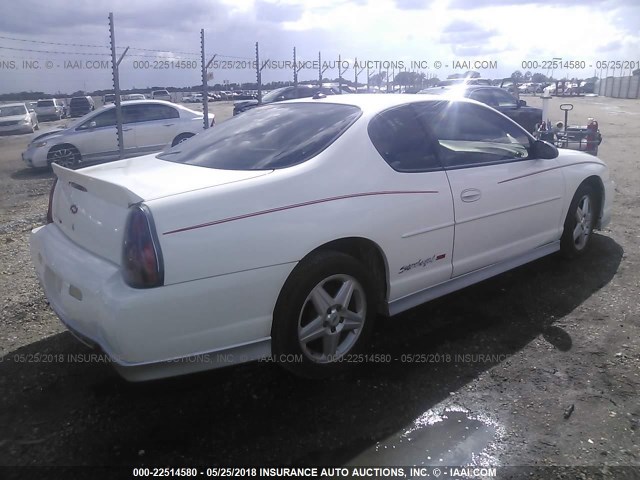 2G1WZ121749110124 - 2004 CHEVROLET MONTE CARLO SS SUPERCHARGED WHITE photo 4