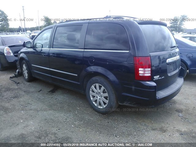 2A4RR5D19AR170372 - 2010 CHRYSLER TOWN & COUNTRY TOURING Navy photo 3