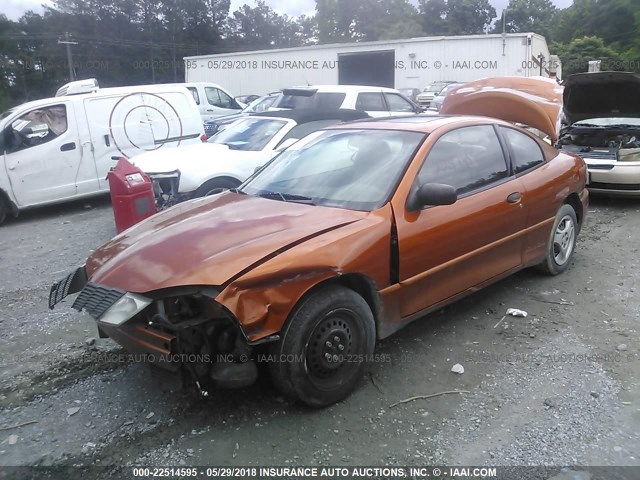 3G2JB12F15S145381 - 2005 PONTIAC SUNFIRE ORANGE photo 2