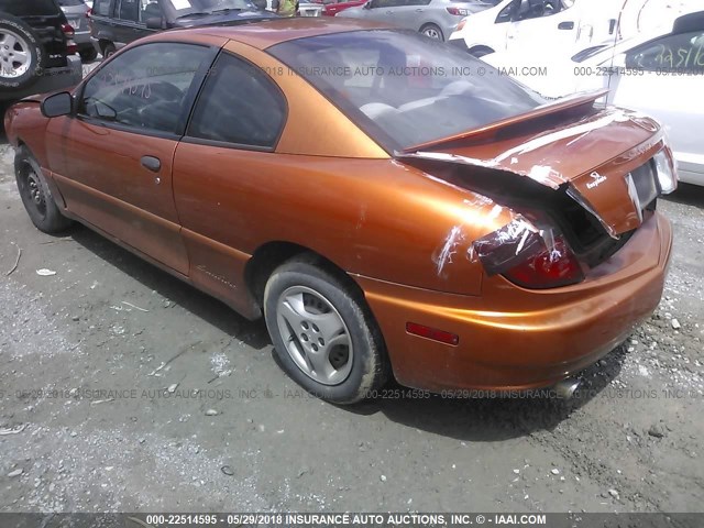 3G2JB12F15S145381 - 2005 PONTIAC SUNFIRE ORANGE photo 3