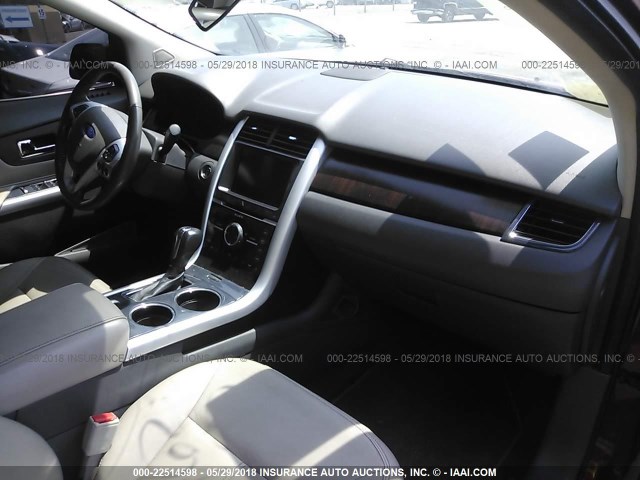 2FMDK3KCXDBA13603 - 2013 FORD EDGE LIMITED RED photo 5