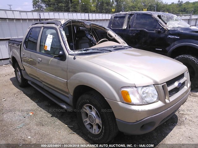 1FMZU67E13UB74894 - 2003 FORD EXPLORER SPORT TR  GOLD photo 1