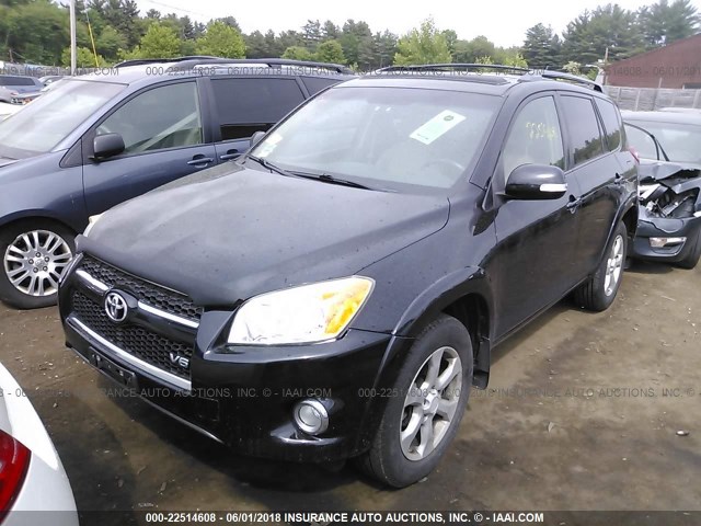 2T3BK31V79W009284 - 2009 TOYOTA RAV4 LIMITED BLACK photo 2