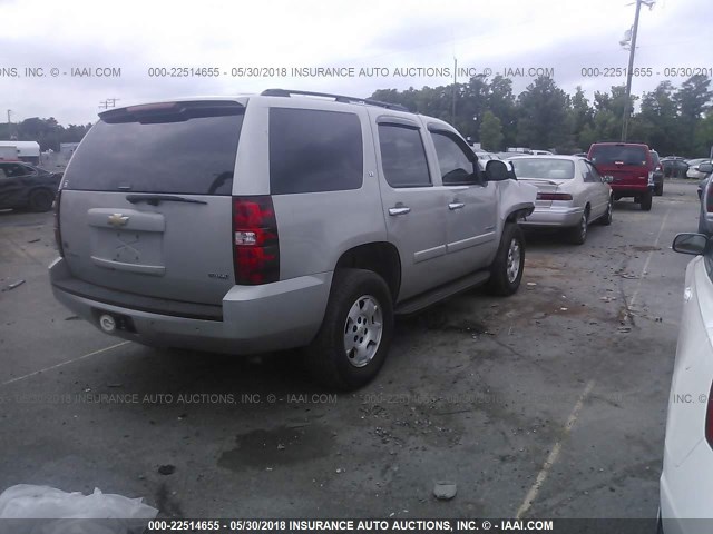 1GNFK13007J384430 - 2007 CHEVROLET TAHOE K1500 GOLD photo 4