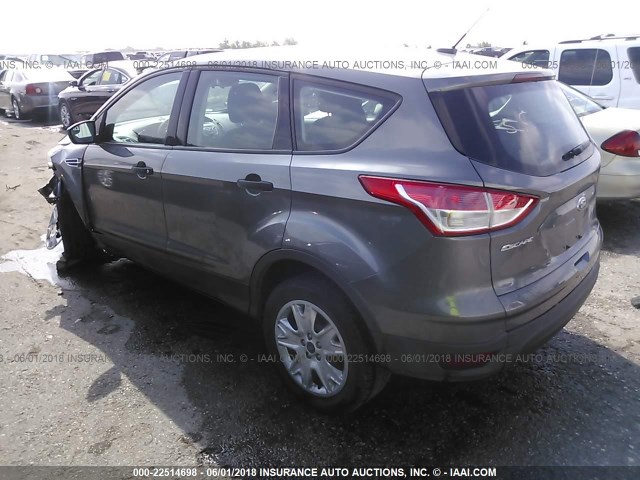 1FMCU0F76DUC23059 - 2013 FORD ESCAPE S GRAY photo 3