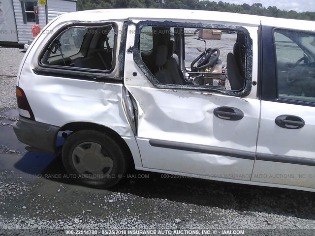 2FMZA50482BA34074 - 2002 FORD WINDSTAR LX WHITE photo 6