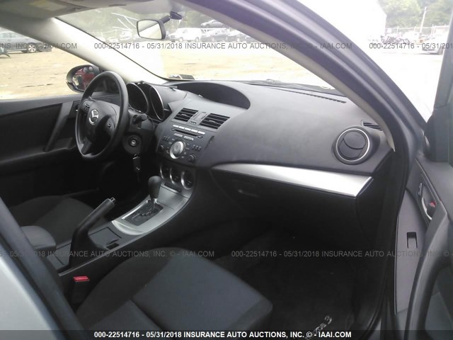 JM1BL1VG3B1446698 - 2011 MAZDA 3 I SILVER photo 5