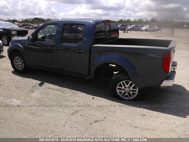 1N6AD0ER8EN722341 - 2014 NISSAN FRONTIER S/SV/SL/PRO-4X BLUE photo 3