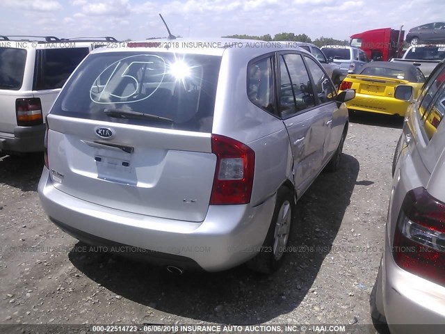 KNAFG525677082293 - 2007 KIA RONDO LX/EX SILVER photo 6