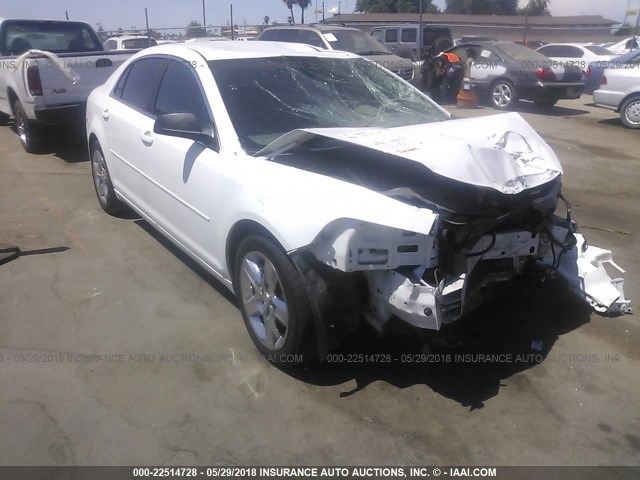 1G1ZA5E08CF286863 - 2012 CHEVROLET MALIBU LS WHITE photo 1