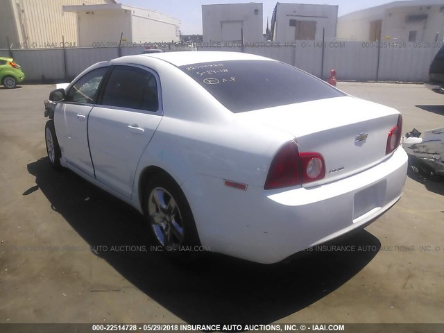 1G1ZA5E08CF286863 - 2012 CHEVROLET MALIBU LS 白色 照片 3
