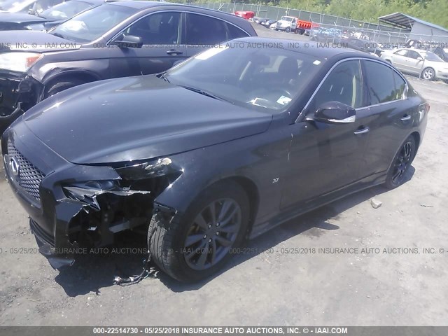 JN1BV7AR9EM696246 - 2014 INFINITI Q50 PREMIUM/SPORT BLACK photo 2