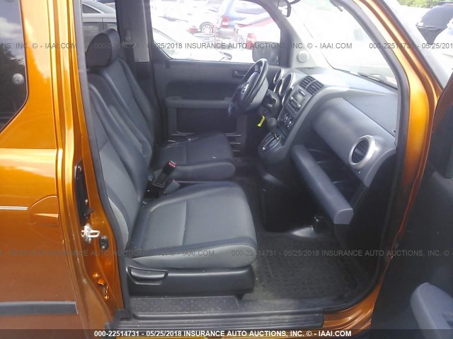 5J6YH28746L014106 - 2006 HONDA ELEMENT EX ORANGE photo 5