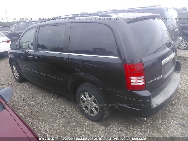 2A8HR54P78R757565 - 2008 CHRYSLER TOWN & COUNTRY TOURING BLACK photo 3