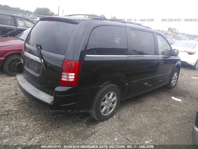 2A8HR54P78R757565 - 2008 CHRYSLER TOWN & COUNTRY TOURING BLACK photo 4