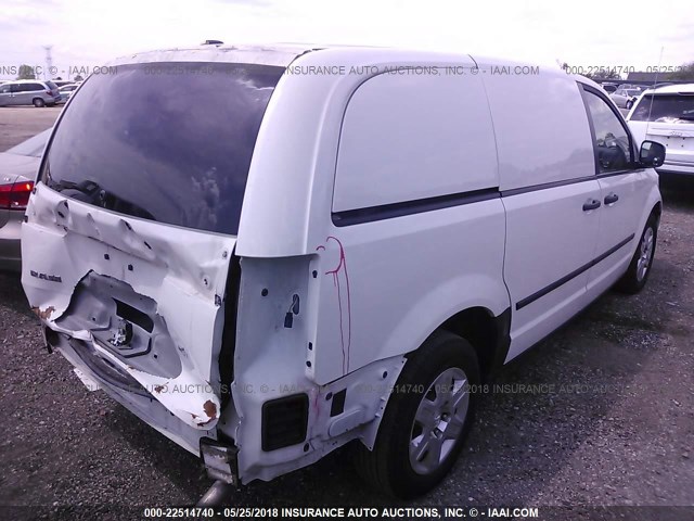 2C4JDGAG4CR288242 - 2012 DODGE RAM VAN WHITE photo 4