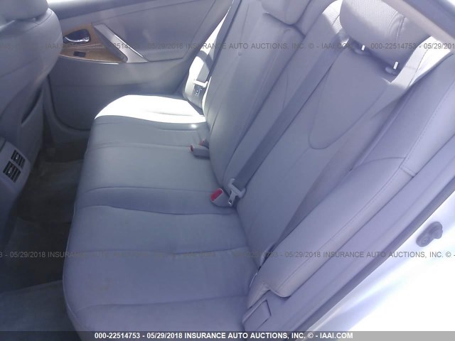 JTNBE46K073129631 - 2007 TOYOTA CAMRY NEW GENERAT CE/LE/XLE/SE SILVER photo 8