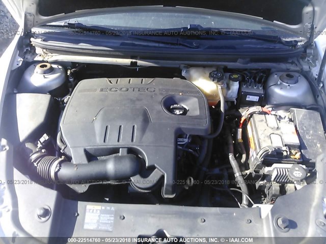 1G1ZC5E03AF247623 - 2010 CHEVROLET MALIBU 1LT 银色 照片 10