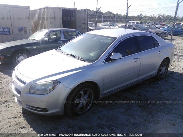 1G1ZC5E03AF247623 - 2010 CHEVROLET MALIBU 1LT 银色 照片 2