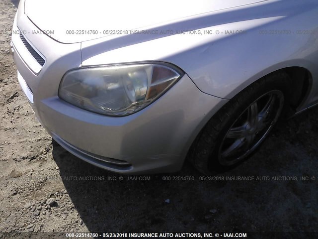 1G1ZC5E03AF247623 - 2010 CHEVROLET MALIBU 1LT 银色 照片 6