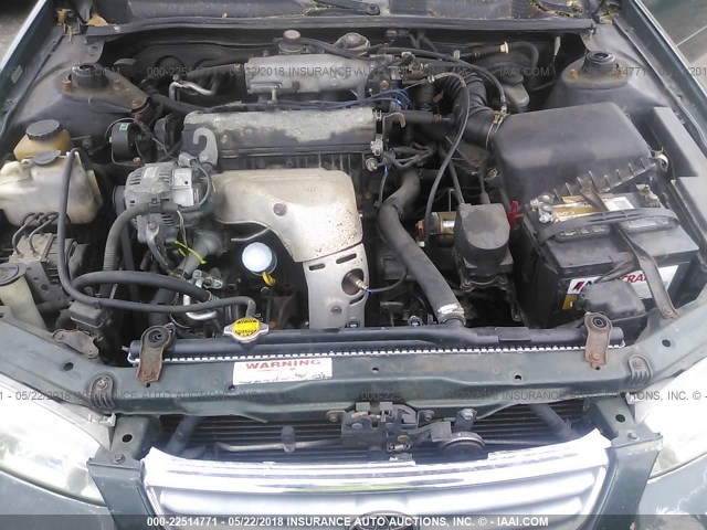 4T1BG22K2YU942534 - 2000 TOYOTA CAMRY CE/LE/XLE მწვანე ფოტო 10