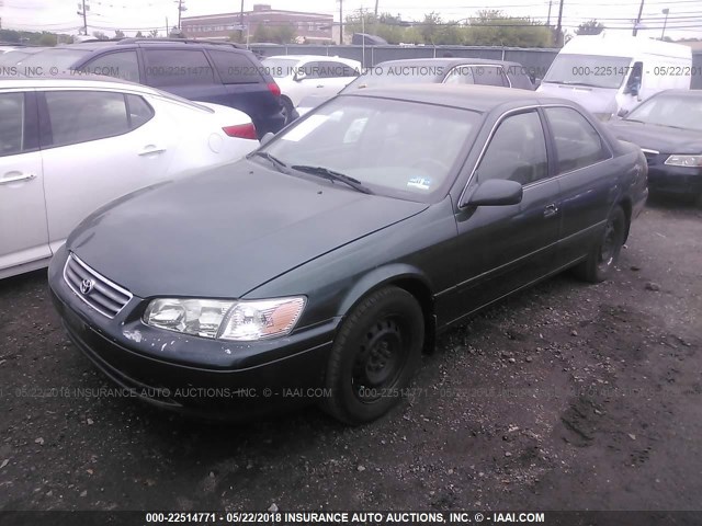 4T1BG22K2YU942534 - 2000 TOYOTA CAMRY CE/LE/XLE მწვანე ფოტო 2
