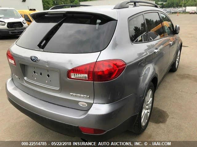 4S4WX92D094401365 - 2009 SUBARU TRIBECA LIMITED GRAY photo 4