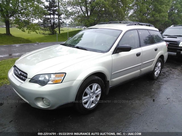 4S4BP61C957324879 - 2005 SUBARU LEGACY OUTBACK 2.5I TAN photo 2