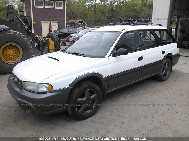 4S3BG6850W7635372 - 1998 SUBARU LEGACY 30TH ANN OUTBACK/LTD/SPT WHITE photo 2