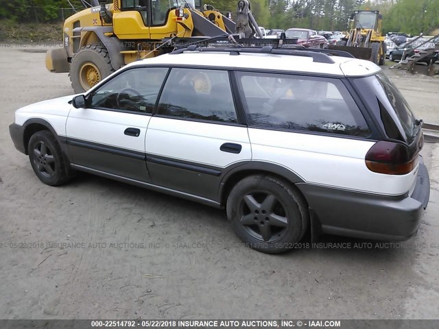 4S3BG6850W7635372 - 1998 SUBARU LEGACY 30TH ANN OUTBACK/LTD/SPT WHITE photo 3